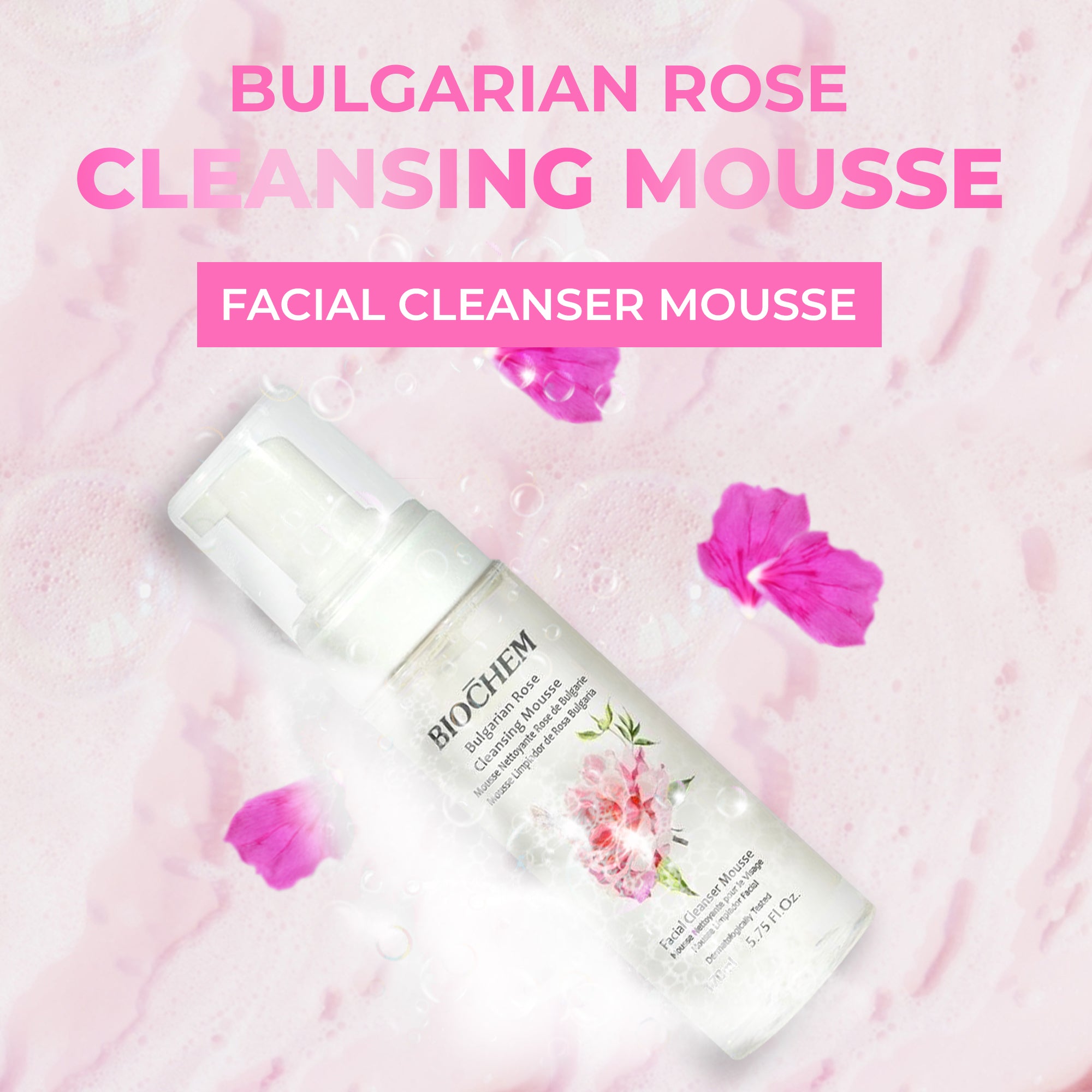 How to Use Bulgarian Rose Cleansing Mousse Effectively
