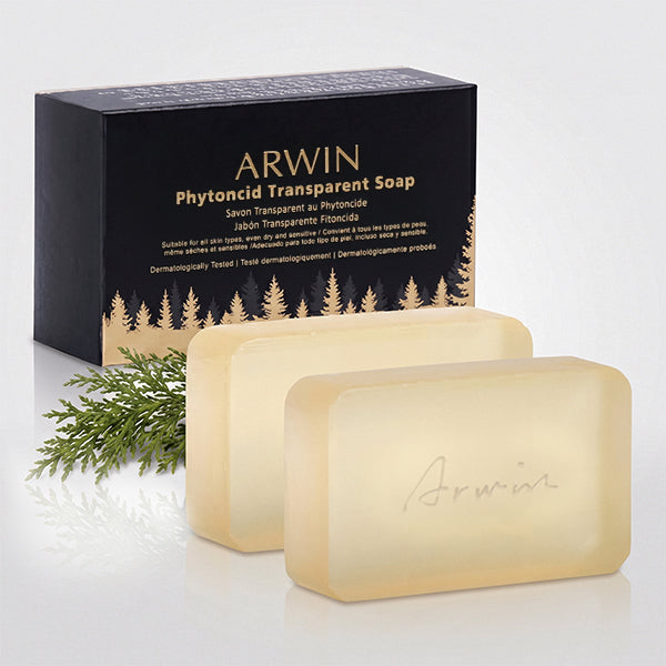 Phytoncid Transparent Soap - Hydrating Glycerin Bar with Japanese Pine Scent ARWIN BIOCHEM