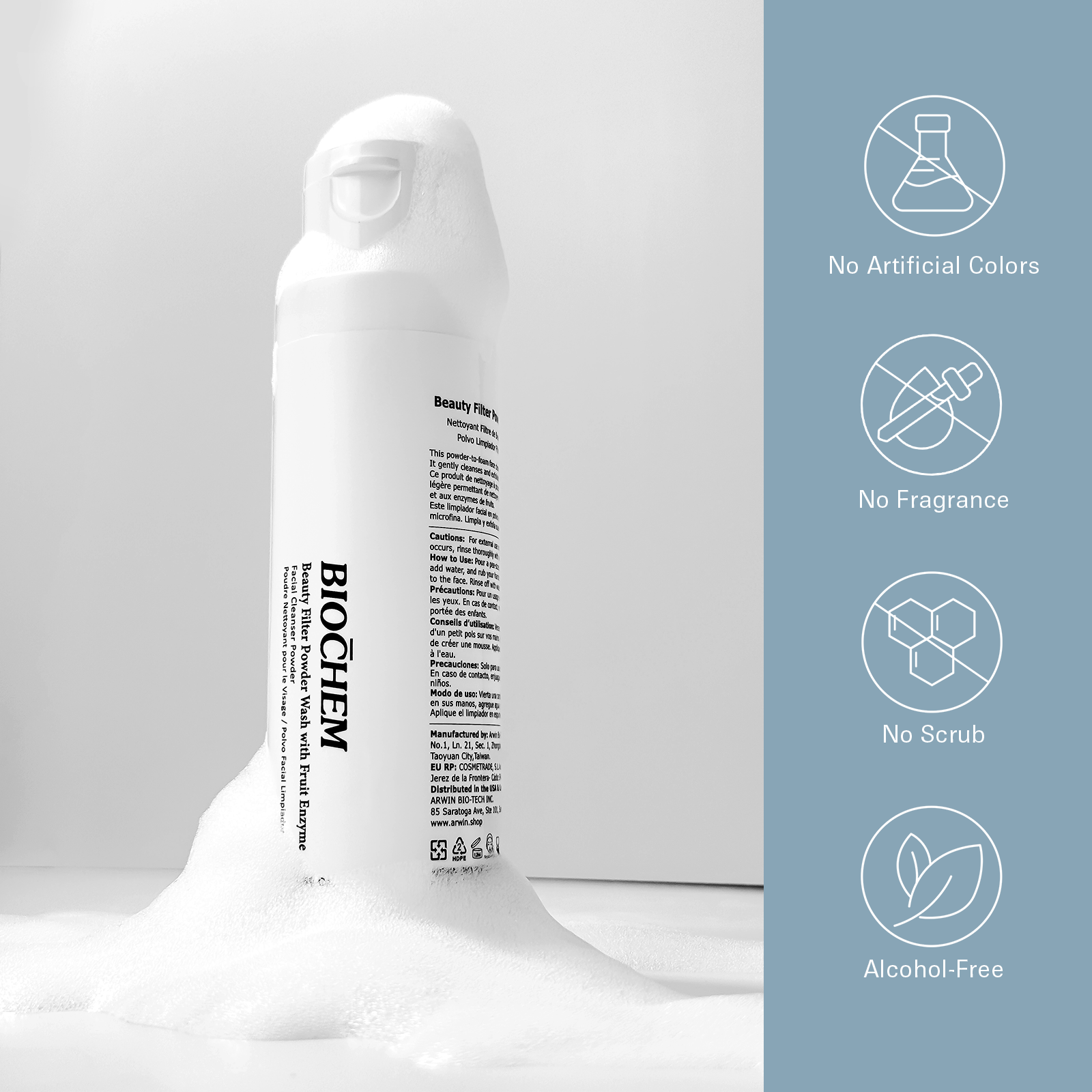 Beauty Filter Powder Wash ARWIN BIOCHEM