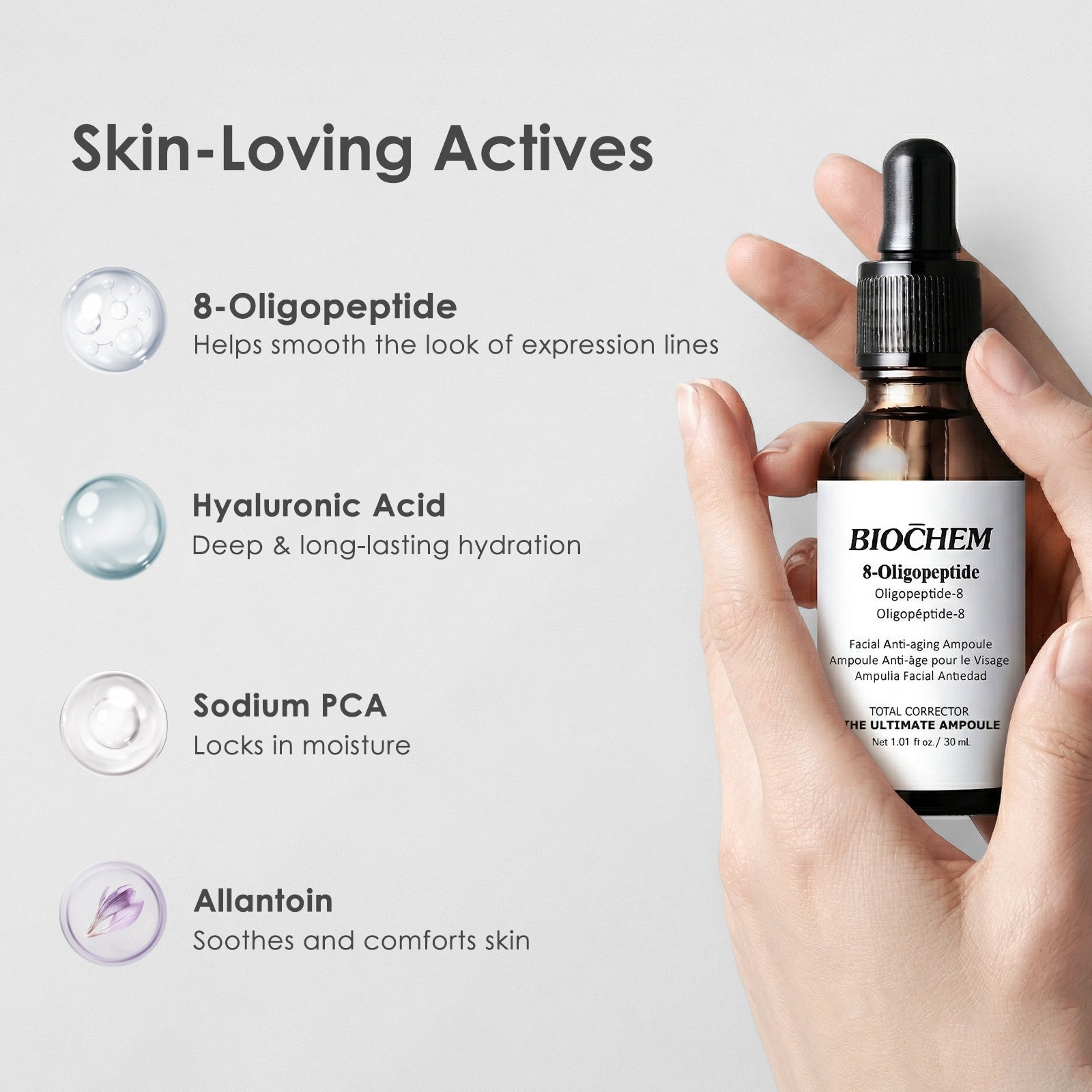 8-Oligopeptide Anti-Aging Serum ARWIN BIOCHEM