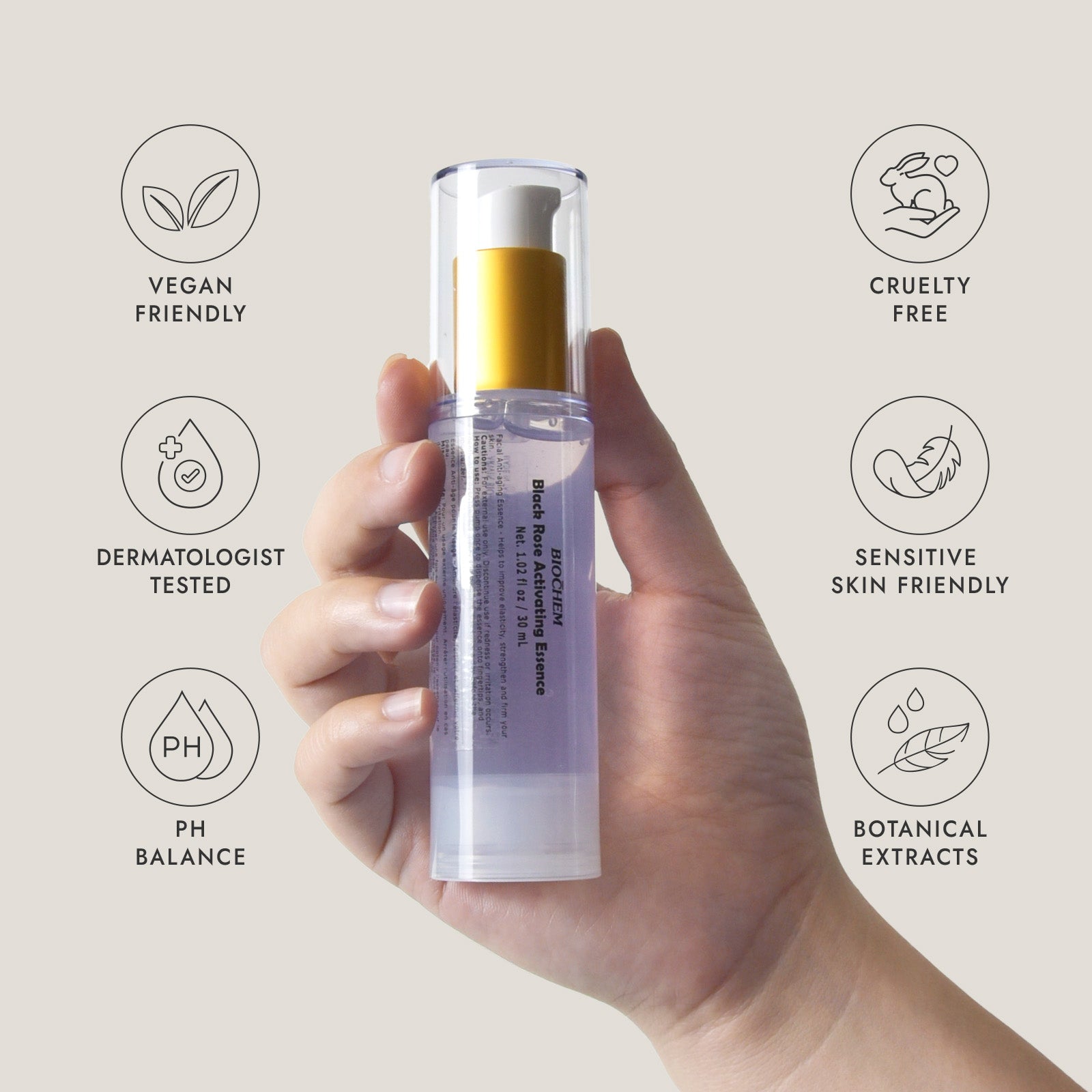 Black Rose Activating Essence, 30ml ARWIN BIOCHEM - USA