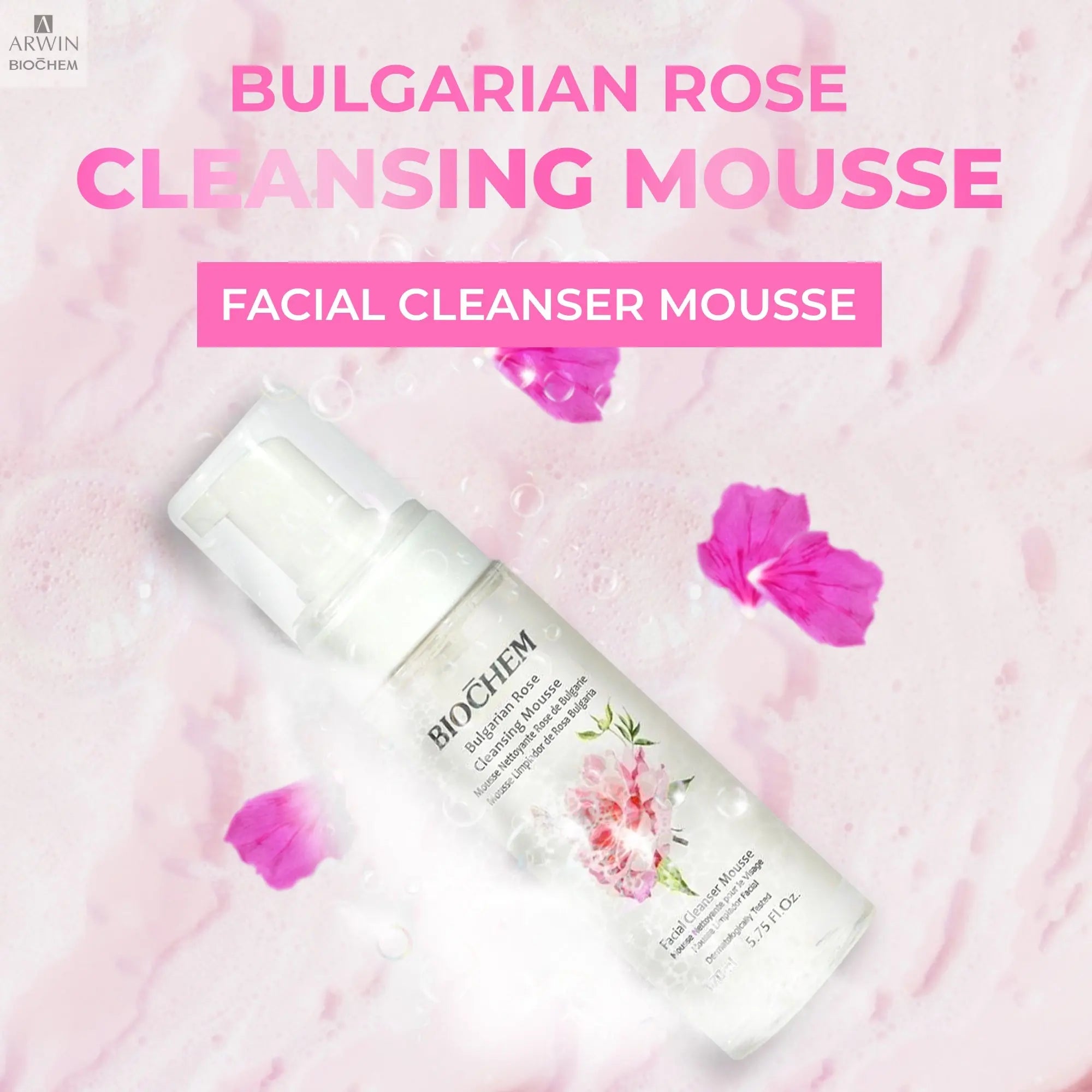 How to Use Bulgarian Rose Cleansing Mousse Effectively