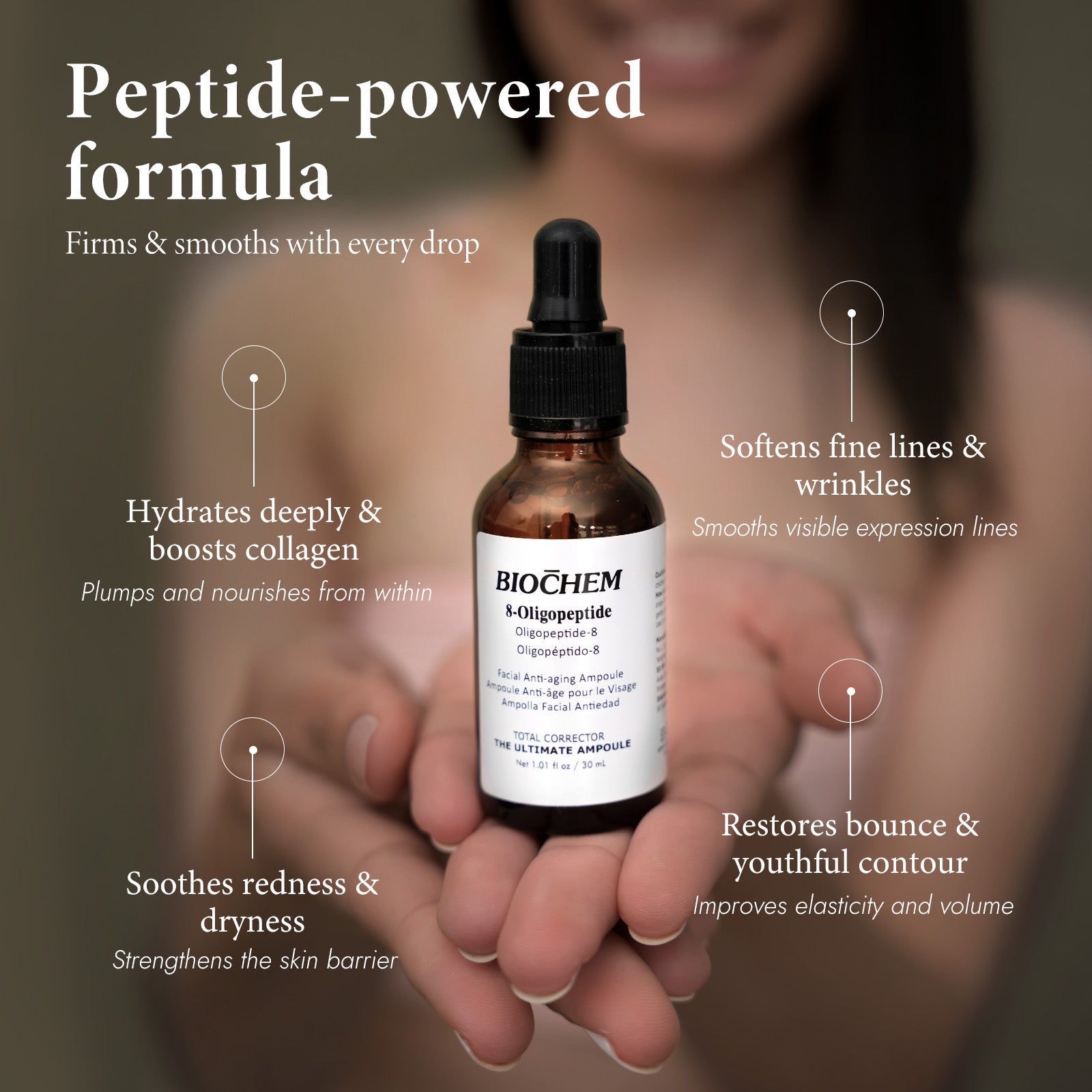 8-Oligopeptide Anti-Aging Serum ARWIN BIOCHEM