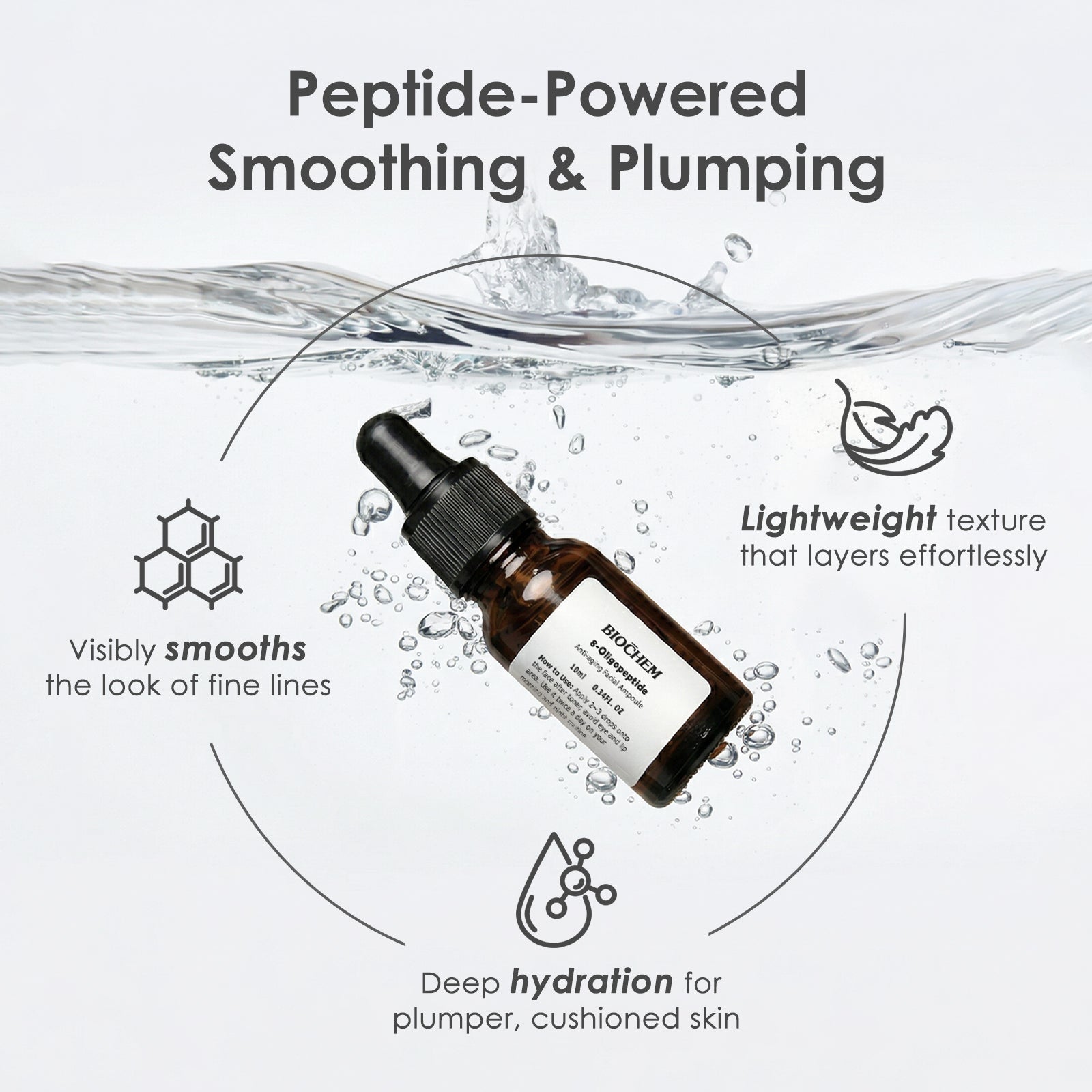 8-Oligopeptide Anti-Aging Serum, 10ml ARWIN BIOCHEM