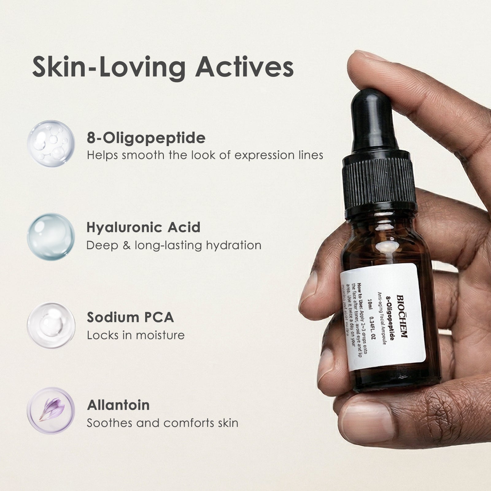 8-Oligopeptide Anti-Aging Serum, 10ml ARWIN BIOCHEM