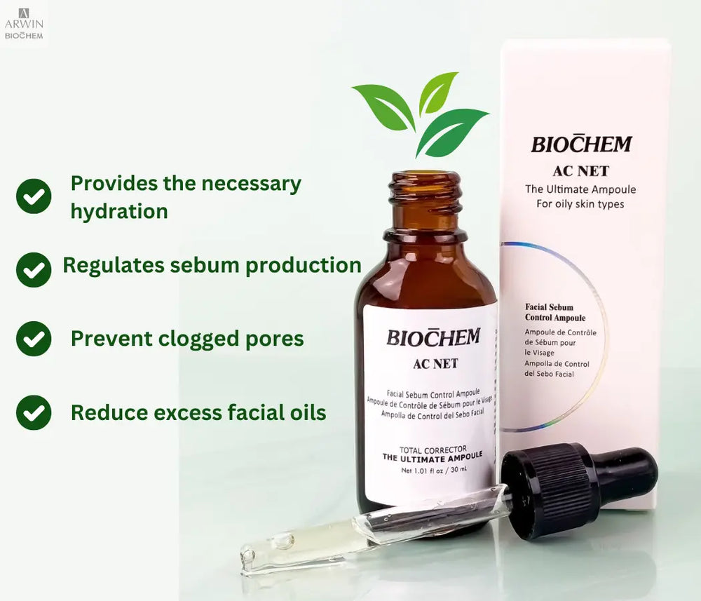 AC NET Facial Sebum Control For Clear And Oil-Free Skin - ARWIN BIOCHEM