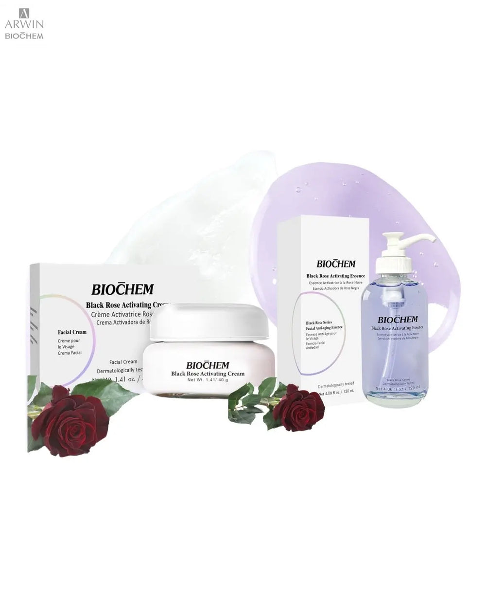 Black Rose Activating Bundle - Essence Serum & Face Cream - ARWIN BIOCHEM