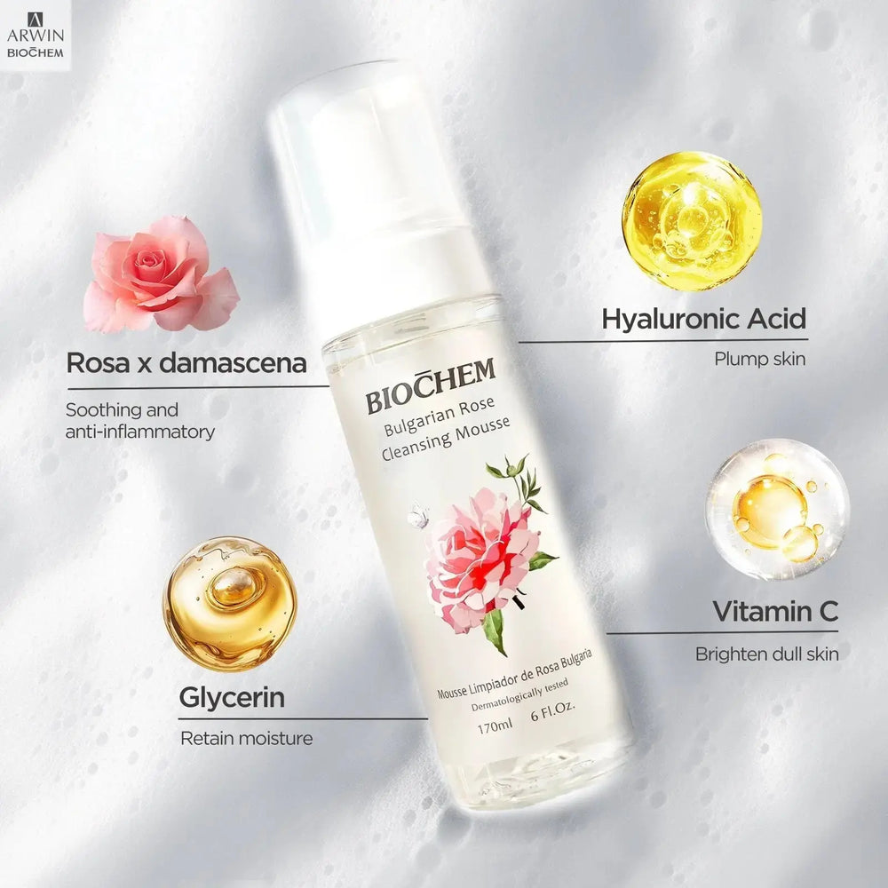 Bulgarian Rose Cleansing Mousse For All Skin Types My Store