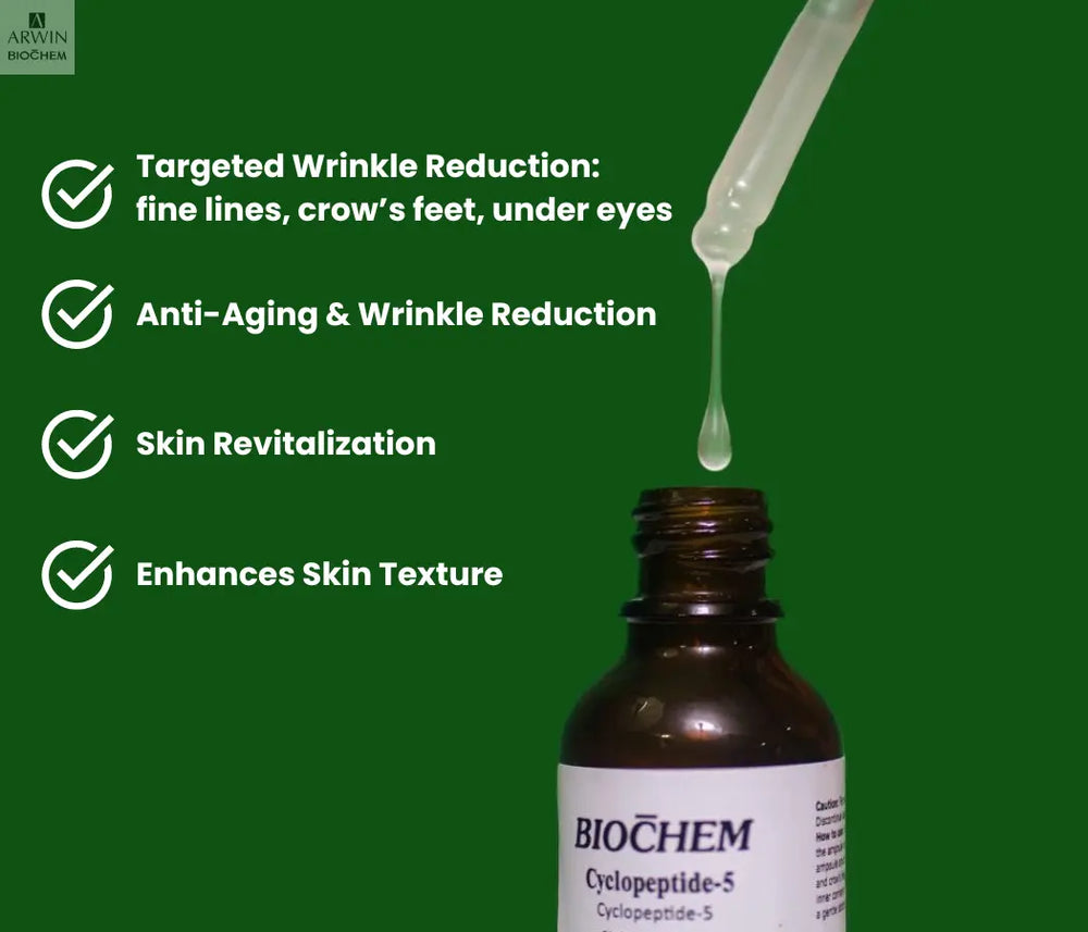 Cyclopeptide-5 For Wrinkle Reduction And Skin Firming - ARWIN BIOCHEM