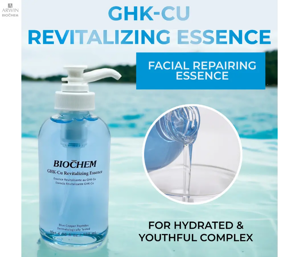 GHK-Cu Revitalizing Essence & Neem AC Gel - Acne Care and Repair Treatment ARWIN BIOCHEM