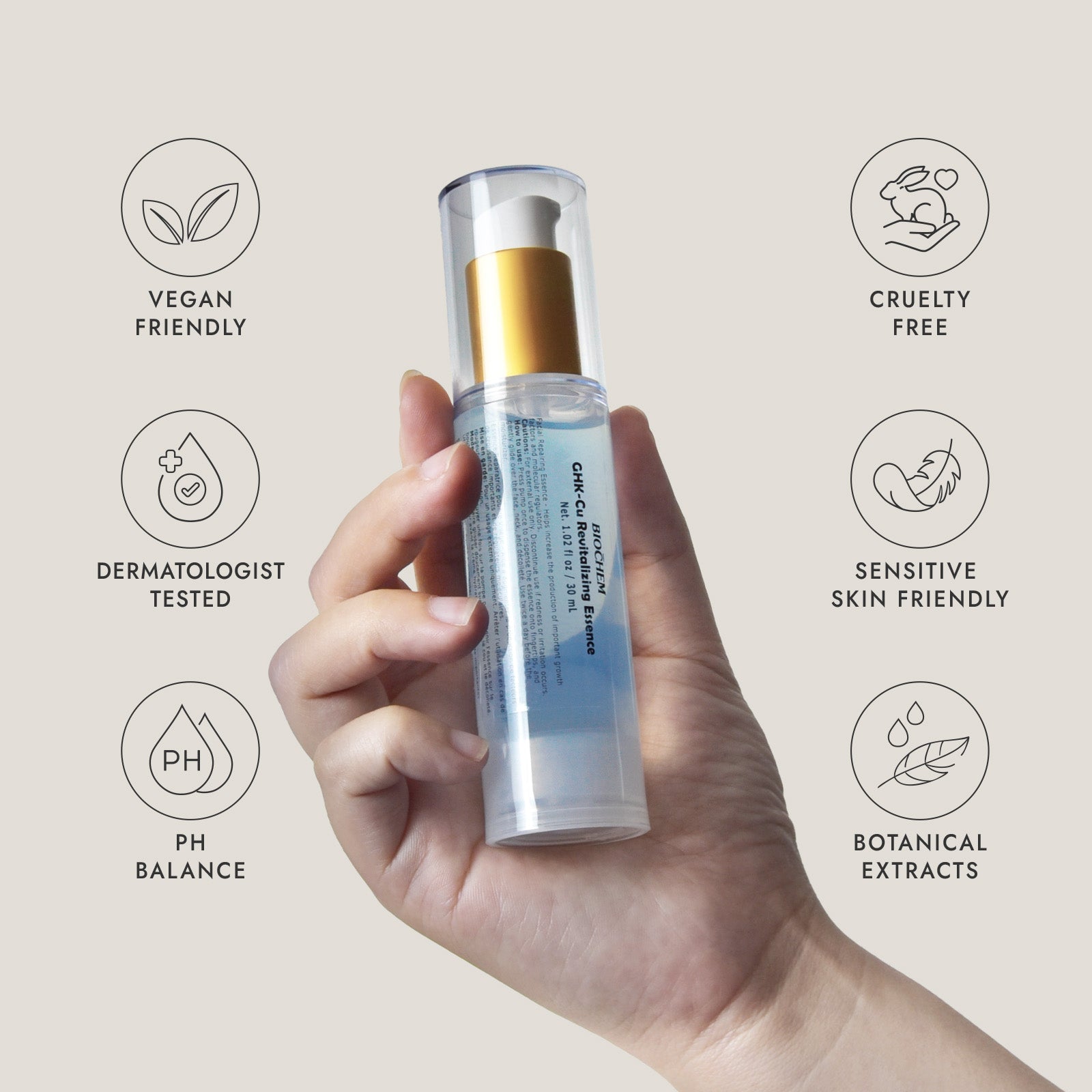 GHK-Cu Revitalizing Essence Serum, 30ml ARWIN BIOCHEM - USA