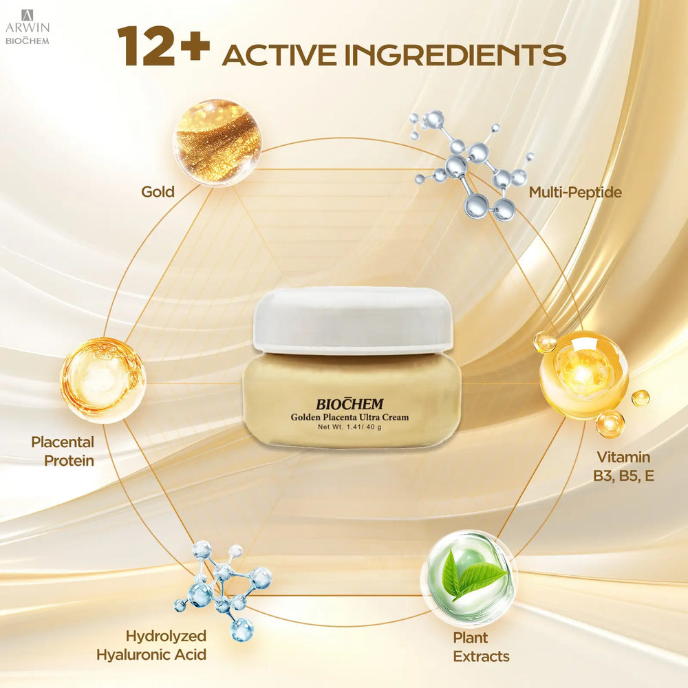 Golden Placenta Ultra Cream For Skin Firmness And Smoothness ARWIN BIOCHEM