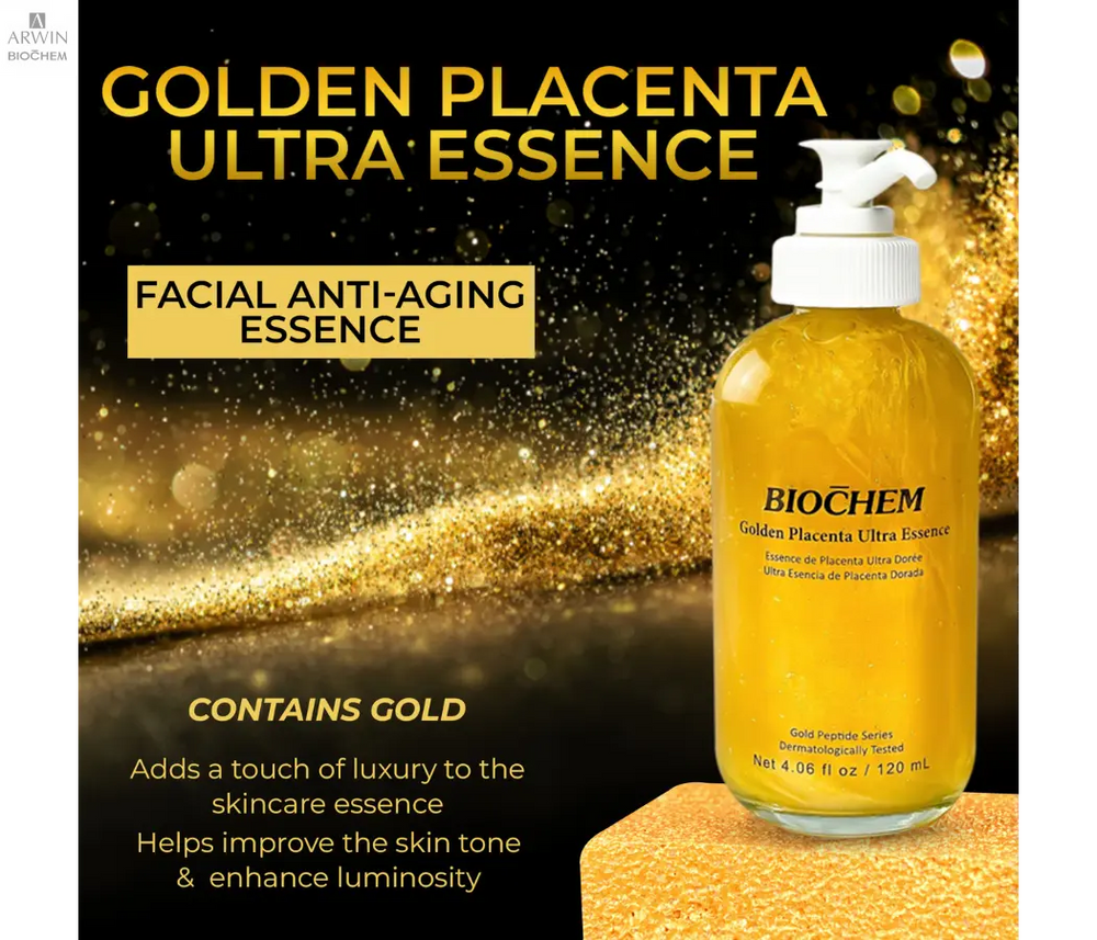 Golden Placenta Ultra Essence For Plumping And Hydrating Skin - ARWIN BIOCHEM