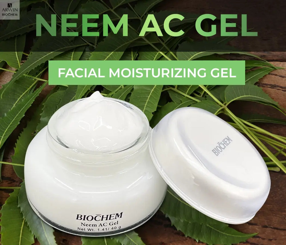 Neem AC Facial Moisturizing Gel For Acne Treatment - ARWIN BIOCHEM