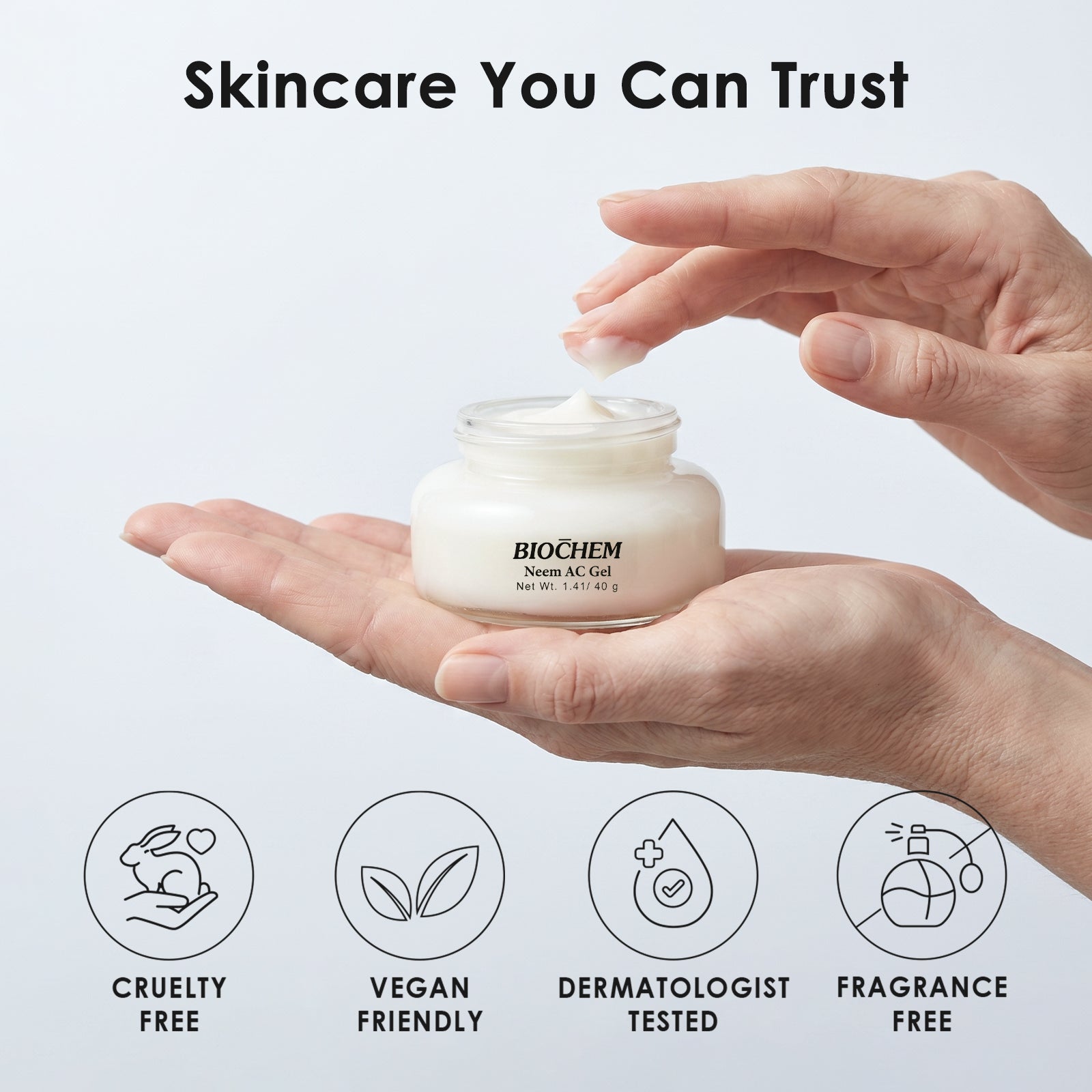 Neem AC Gel - Oil Control Moisturizing Gel for Acne-Prone Skin ARWIN BIOCHEM
