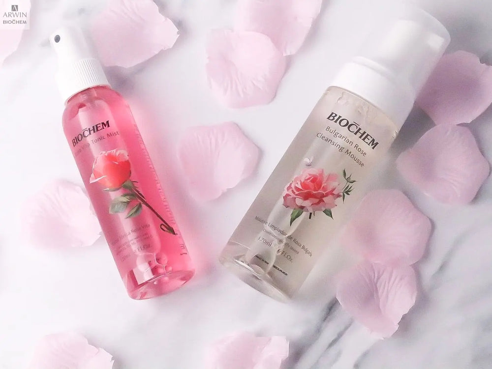 Rosa Vita Tonic Mist & Bulgarian Rose Cleansing Mousse Bundle - ARWIN BIOCHEM