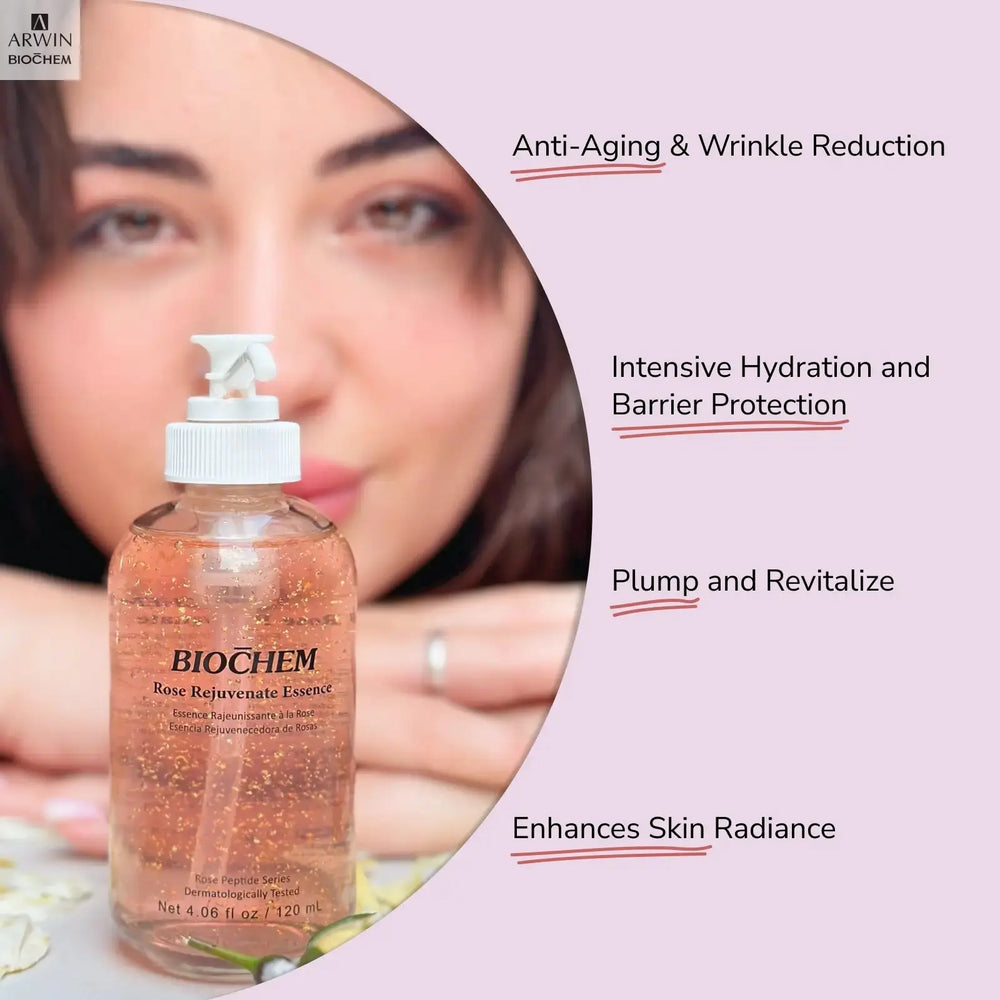 Rose Rejuvenate Essence Serum For Radiant And Glowing Skin ARWIN BIOCHEM - USA