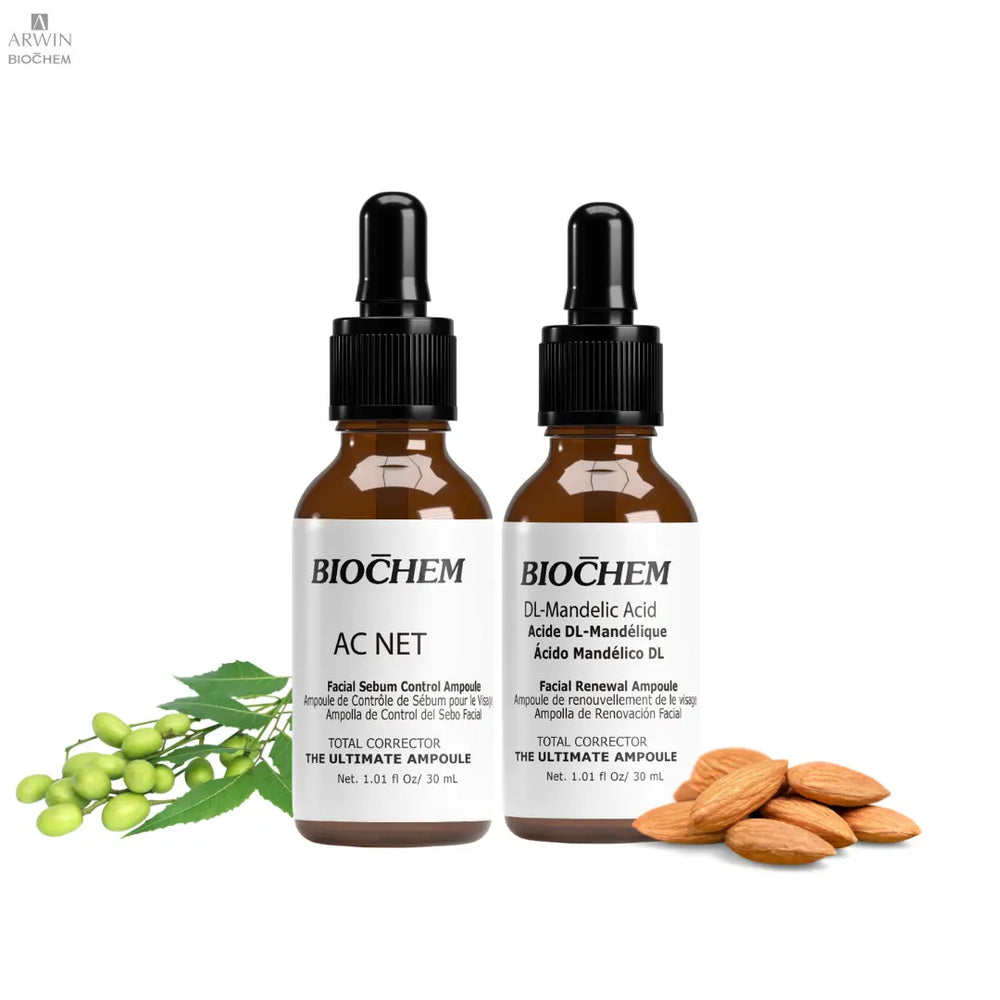 The Acne Care Duo: AC NET & DL-Mandelic Acid ARWIN BIOCHEM