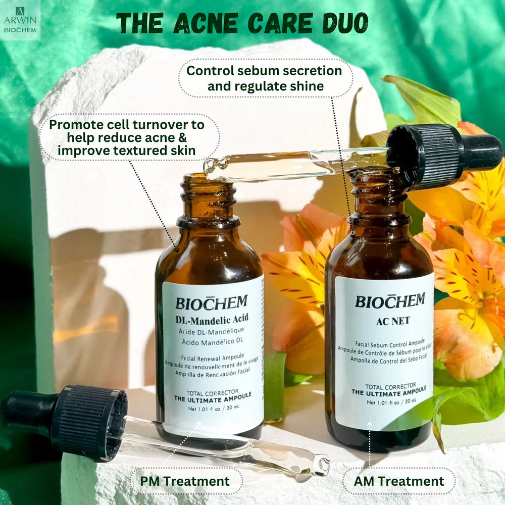 The Acne Care Duo: AC NET & DL-Mandelic Acid ARWIN BIOCHEM